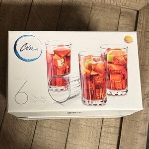 Clear Glass Tumbler Set